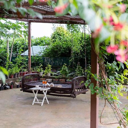 Stayvista's Glasshouse: Orchard Farmstay with Pool and Relaxation Gurgaon Exterior photo